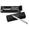 Coffret 6 Couteaux à Steak Forgés Tout Inox Lame Lisse 11 cm St Germain Lion Sabatier