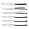 Coffret 6 Couteaux à Steak Forgés Tout Inox Lame Crantée 11 cm Saint Germain Lion Sabatier