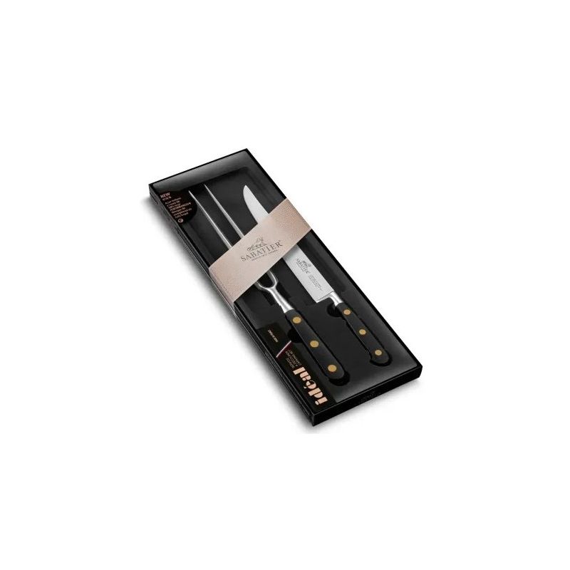 Coffret Découpe 2 Pièces Idéal Rivets Laiton Lion Sabatier