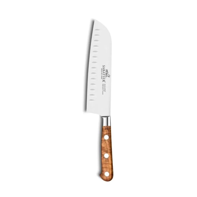 Couteau Santoku Forgé Alvéolé 18 cm Idéal Provençao Lion Sabatier