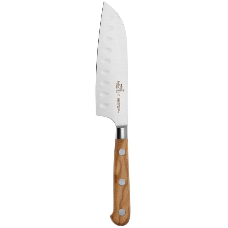 Mini Santoku Forgé Alvéolé 13 cm Idéal Provençao Lion Sabatier