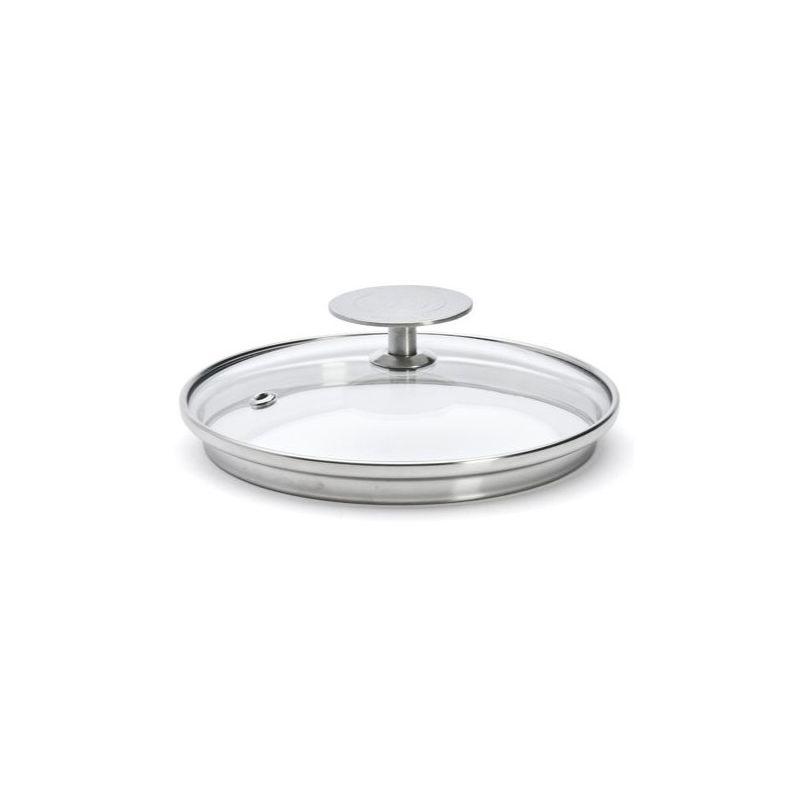 Couvercle en verre De Buyer ALCHIMY Ø 14 cm | Inox & verre trempé