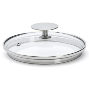 Couvercle en verre De Buyer ALCHIMY Ø 16 cm | Inox & verre trempé