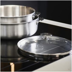 Couvercle en verre De Buyer ALCHIMY Ø 20 cm | Inox & verre trempé