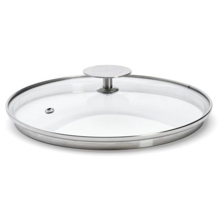 Couvercle en verre De Buyer ALCHIMY Ø 20 cm | Inox & verre trempé