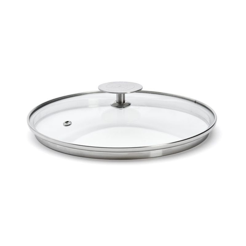 Couvercle en verre De Buyer ALCHIMY Ø 24 cm | Inox & verre trempé