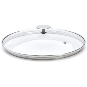 Couvercle en verre De Buyer ALCHIMY Ø 28 cm | Inox & verre trempé