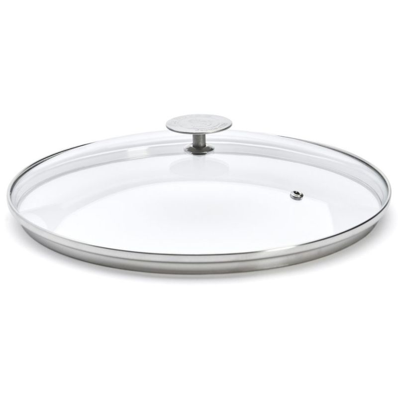 Couvercle en verre De Buyer ALCHIMY Ø 28 cm | Inox & verre trempé