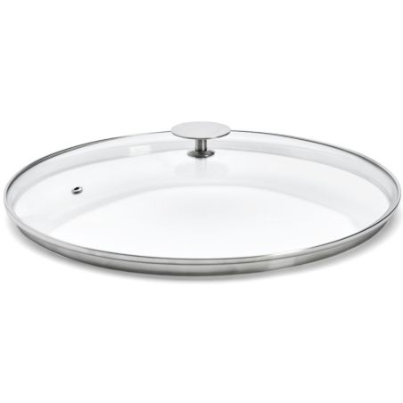 Couvercle en verre De Buyer ALCHIMY Ø 32 cm | Inox & verre trempé