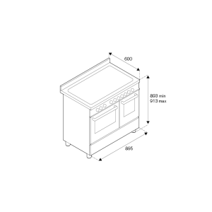 Piano de cuisson BERTAZZONI Mixte Professional 90 cm 2 fours Mixte
