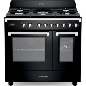Piano de cuisson Rosières Paul Bocuse 90 cm 5 feux gaz Double four électrique