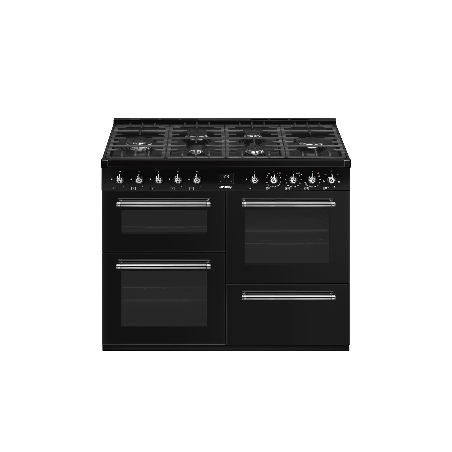 Piano de cuisson SMEG Concerto 90x60 cm 5 feux gaz Noir | CX93GMBL