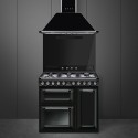 Centre de cuisson SMEG 90 cm four en hauteur Induction "Victoria"