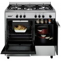 Cuisinière butanette Glem GA960PCGIX 90cm Mixte