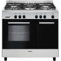 Cuisinière butanette Glem GA960PCGIX 90cm Mixte