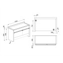 Centre de cuisson 110 cm, "Victoria"  TR4110BLF
