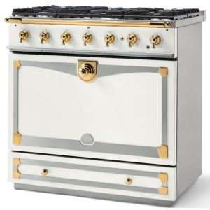 Piano de cuisson La Cornue ALBERTINE 90cm mixte blanc pur