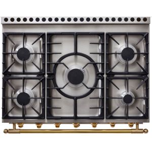 Piano de cuisson La Cornue ALBERTINE 90cm mixte blanc pur