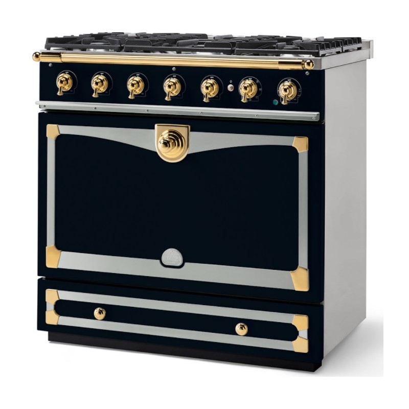 Piano de cuisson La Cornue ALBERTINE 90cm mixte bleu marine