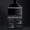 Ensemble  Smeg Piano de cuisson 110 cm mixte + Hotte + Crédence