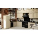 Ensemble  Smeg Piano de cuisson 110 cm mixte + Hotte + Crédence
