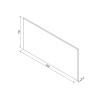 Crédence Smeg 100cm inox KIT1A2PY-81