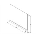 Crédence Smeg 90cm inox KIT1A1PY-9