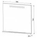 Crédence  Concerto Smeg 90cm inox KITPC92X9