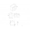 Piano de cuisson BERTAZZONI Mixte 100 cm Professional Series 2 fours