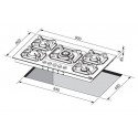 Plaque de cuisson LOFRA DOLCEVITA 90cm 4 feux gaz