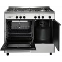 Cuisinière butanette Glem GA960PCGIX 90cm Mixte