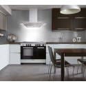 Cuisinière butanette Glem GA960PCGIX 90cm Mixte