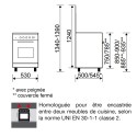 Piano de cuisson GA550CMIX