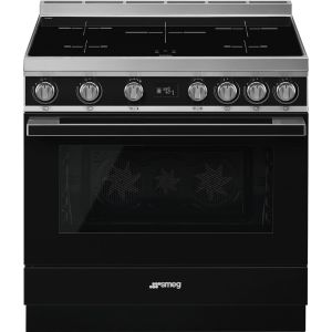 Piano de cuisson Smeg PORTOFINO 90cm Induction Pyrolyse