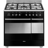 Centre de cuisson Pyrolyse SMEG 90 cm Mixte "Esthétique Concerto"