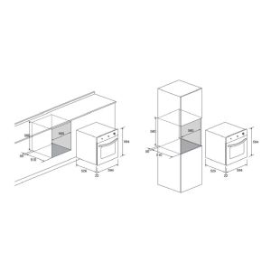 Four encastrable gaz Lofra DOLCEVITA 60 cm