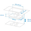 Groupe filtrant plafonnier Novy MINI PURE' LINE D6830 90cm