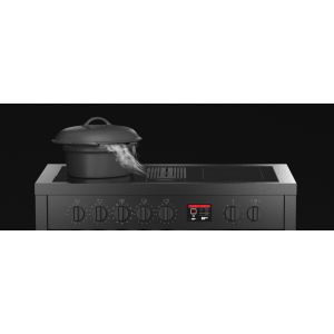 Piano de cuisson Steel ENFASI MISTRAL avec hotte intégrée 90 cm induction