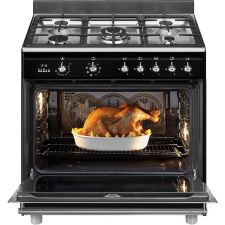 Piano de cuisson mixte Smeg 90 cm SCB91MFN9