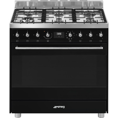 Piano de cuisson SMEG 90 cm Mixte C9GMN9-1