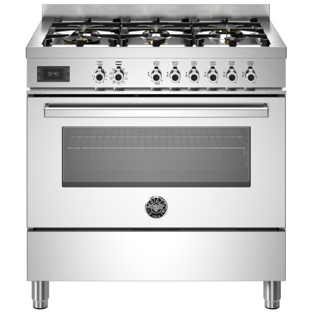 Piano de cuisson BERTAZZONI Professional 90 cm 1 four Mixte