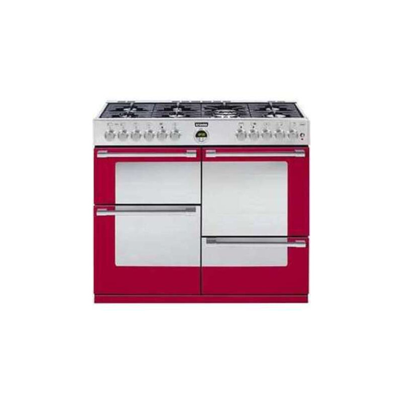 Piano de cuisson 110cm Rouge Mixte STOVES Sterling Deluxe