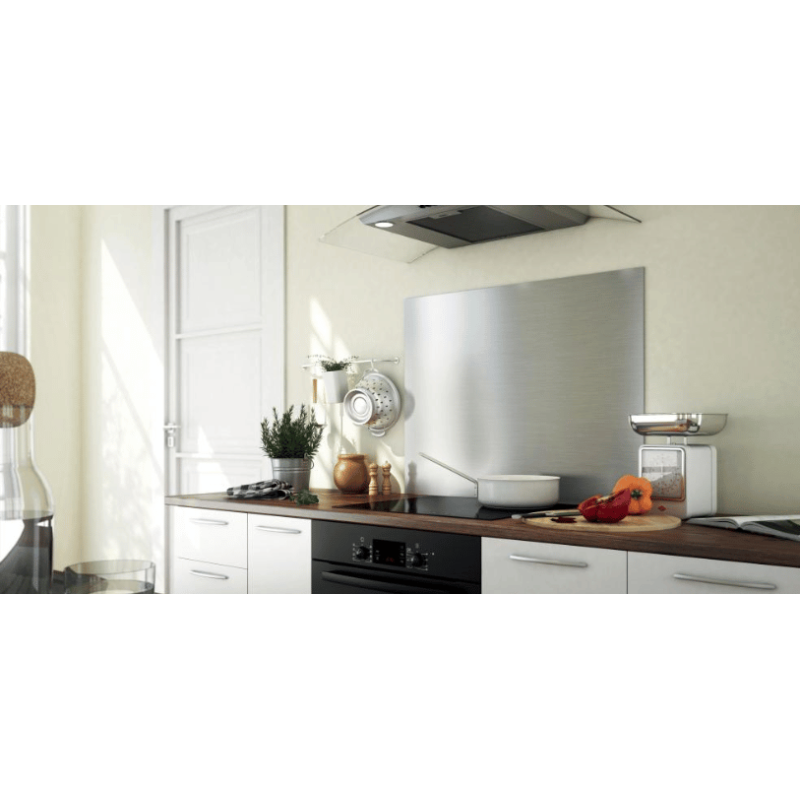 Crédence en inox pour cuisine professionnelle