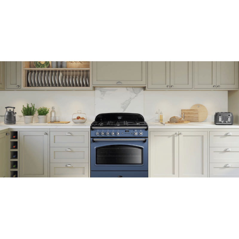 Cuisinière gaz four électrique-pyrolyse