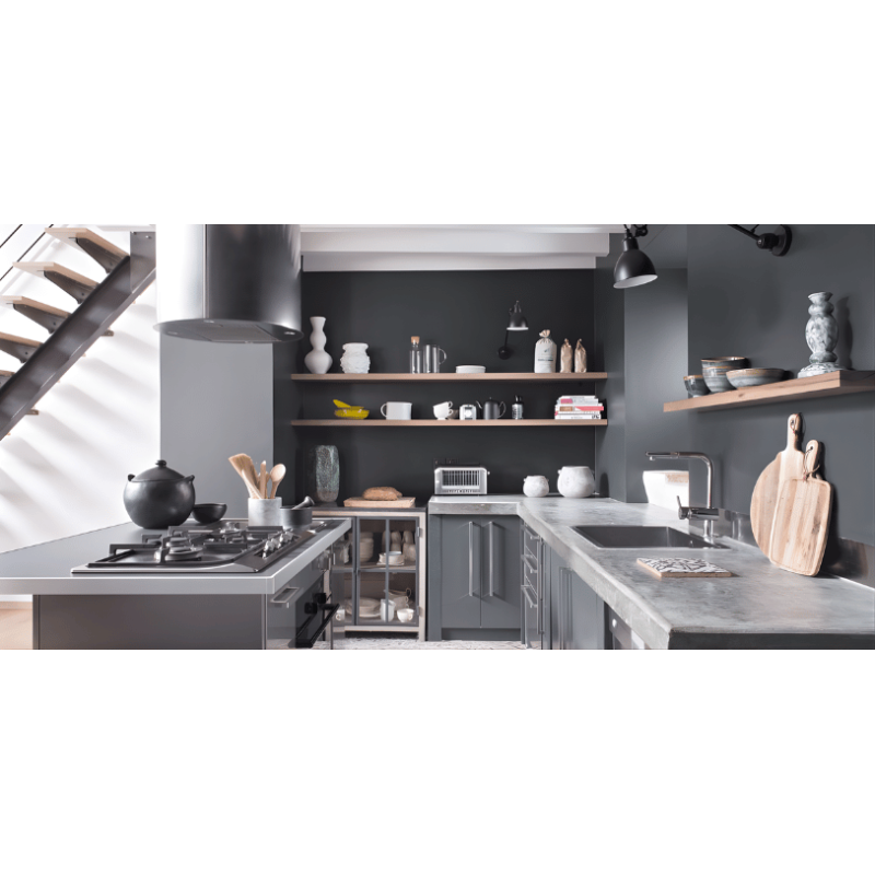 Cuisinière look industriel