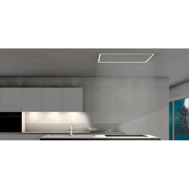Hotte plafond cuisine ilot central
