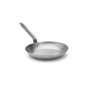 Poêle DE BUYER Grill en acier CARBONE PLUS 30cm