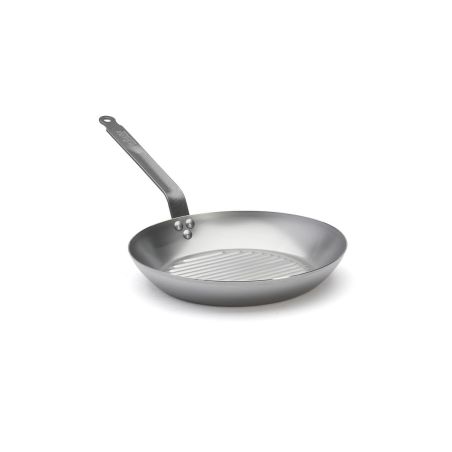Poêle DE BUYER Grill en acier CARBONE PLUS 30cm
