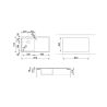 Évier encastrable SMEG inox 86cm LFT861S