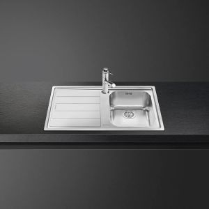 Évier encastrable SMEG inox 86cm LFT861S